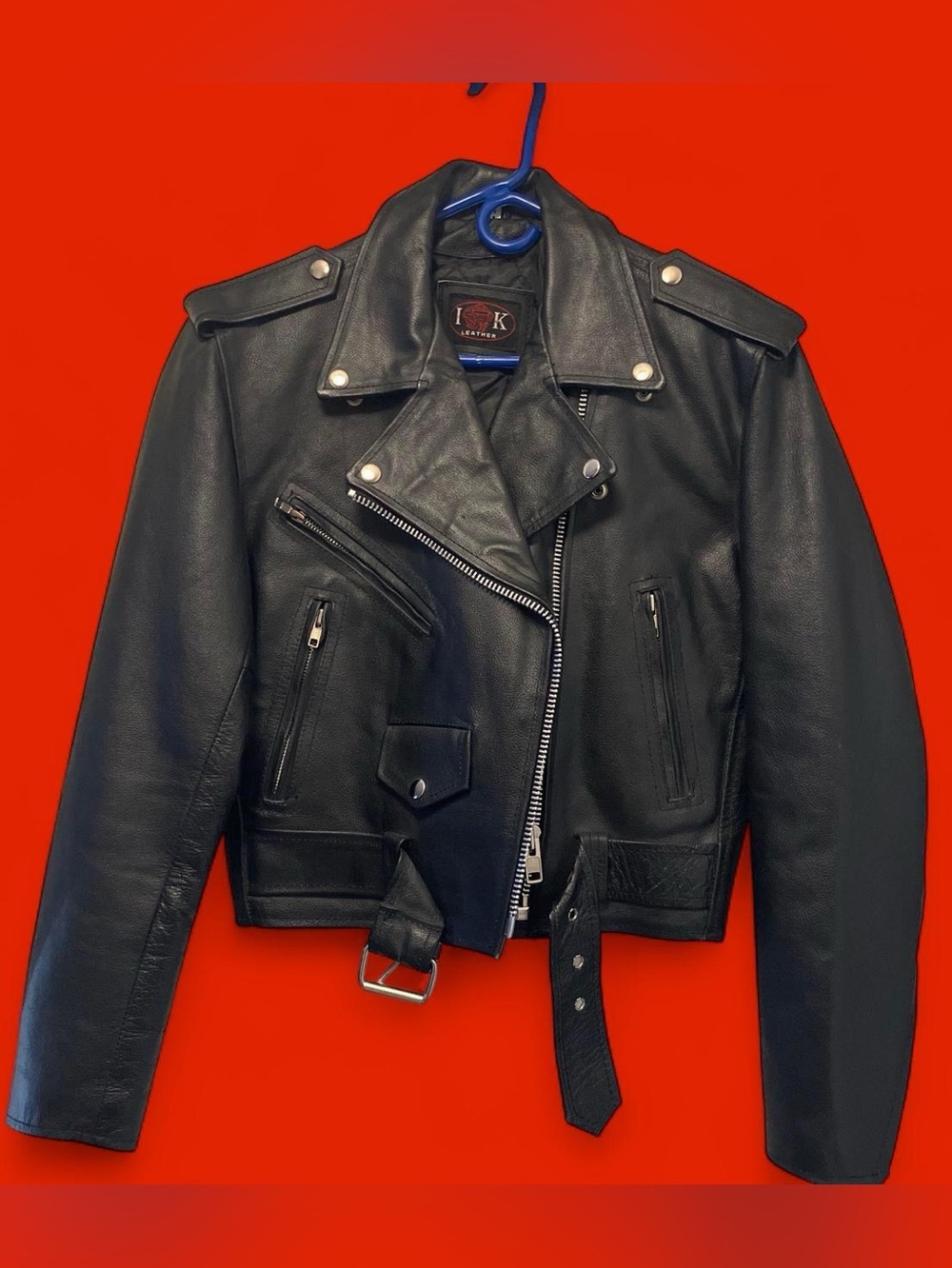 Women’s Black Classic Biker Jacket